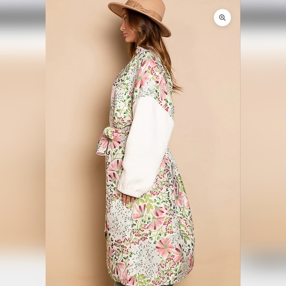 POL Jacquard Long Kimono Robe - Picture 2 of 7